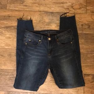 Articles of Society denim-frayed hem jeans